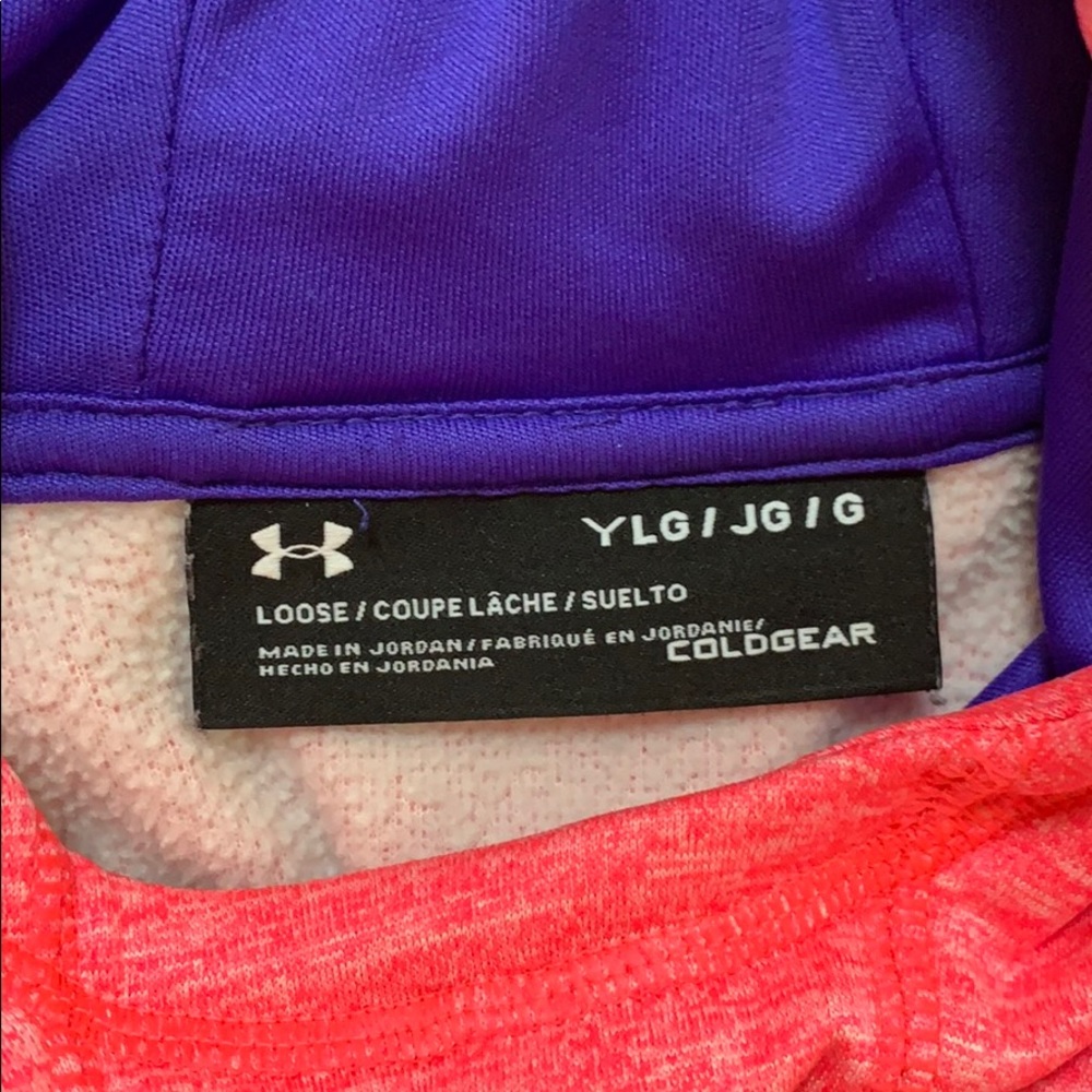 bright pink under armour hoodie✨ - Picture 2 of 2
